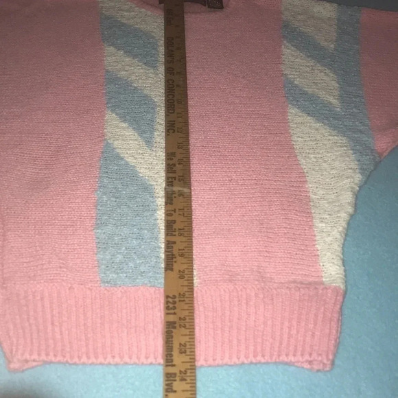 𝅺BRAMBLE Lane vintage knit crewneck dolman sleeves  1980’s size M - Picture 7 of 9